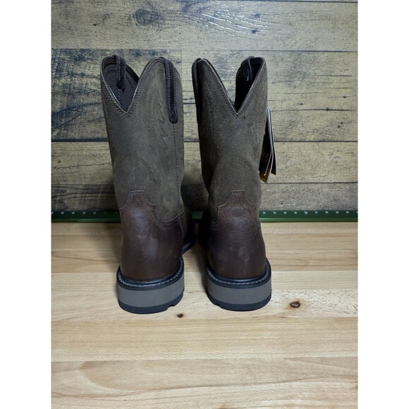 New Ariat Work Boots Men's Groundbreaker Steel Toe Work Boot 10014241 Size 13 D - Picture 10 of 12